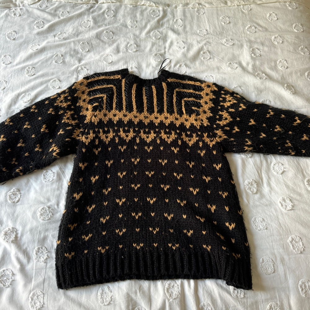 Zara Beaded Knit Sweater